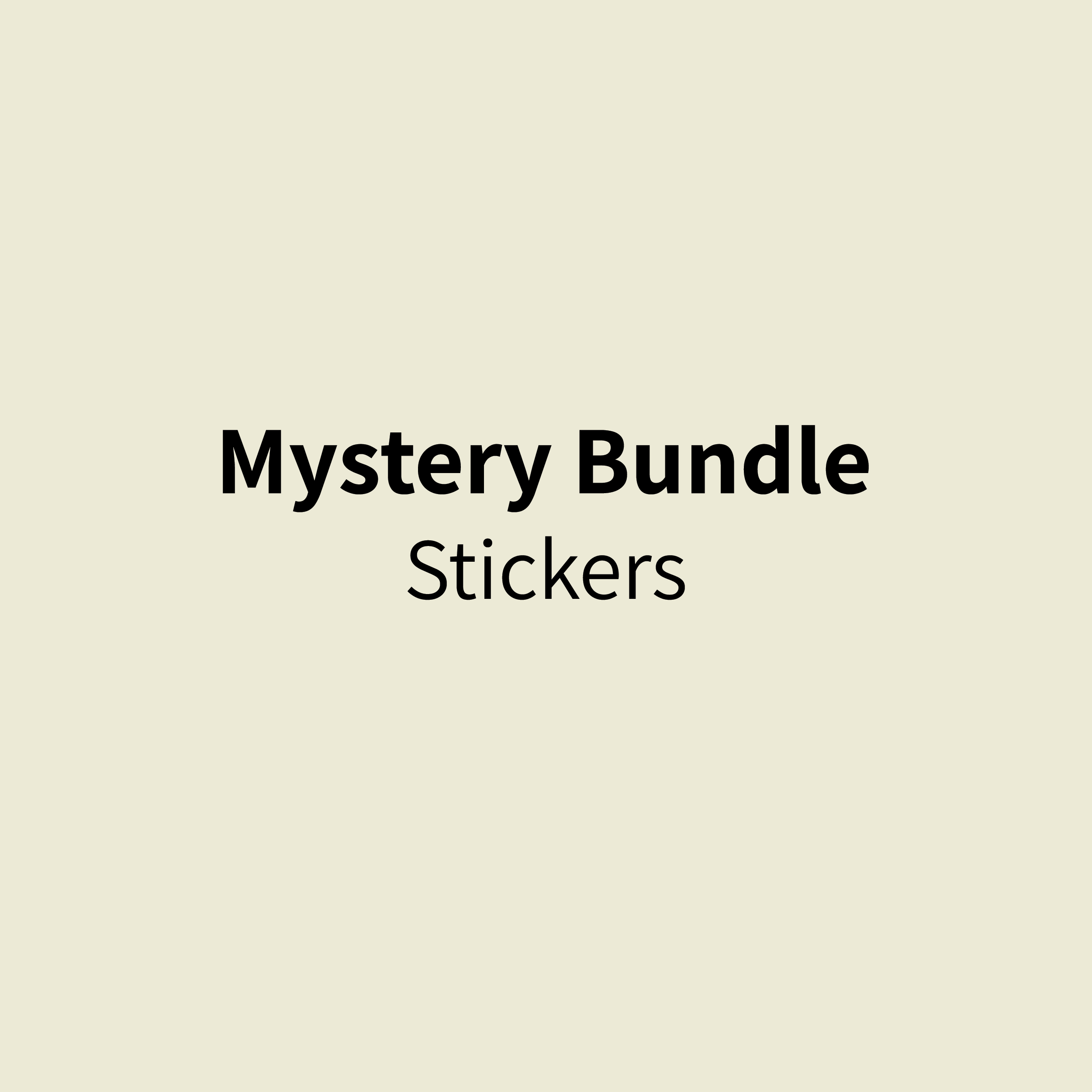Mystery Bundle - Stickers 10-15