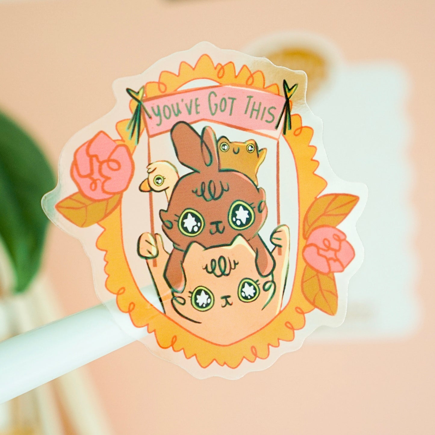 You've got This! TRANSPARENT Waterproof Sticker