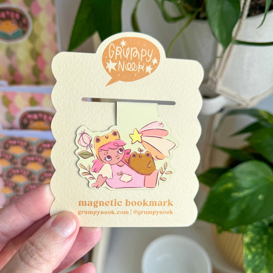 Girl Toad Star Magnetic Bookmark
