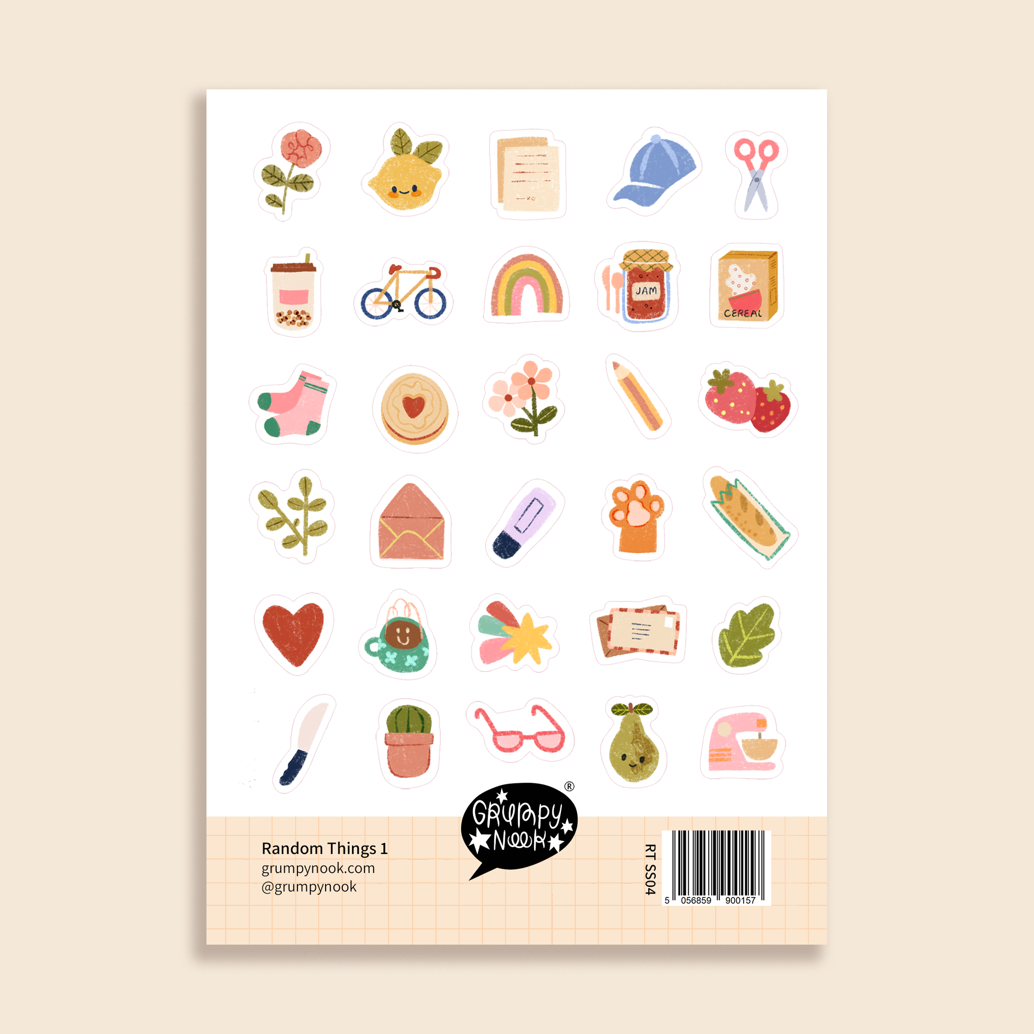 Random Things 1.0 Sticker Sheet