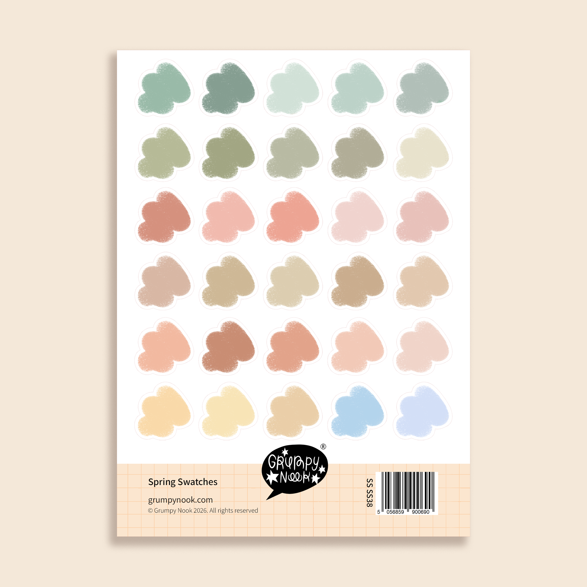 Spring Swatches Sticker Sheet