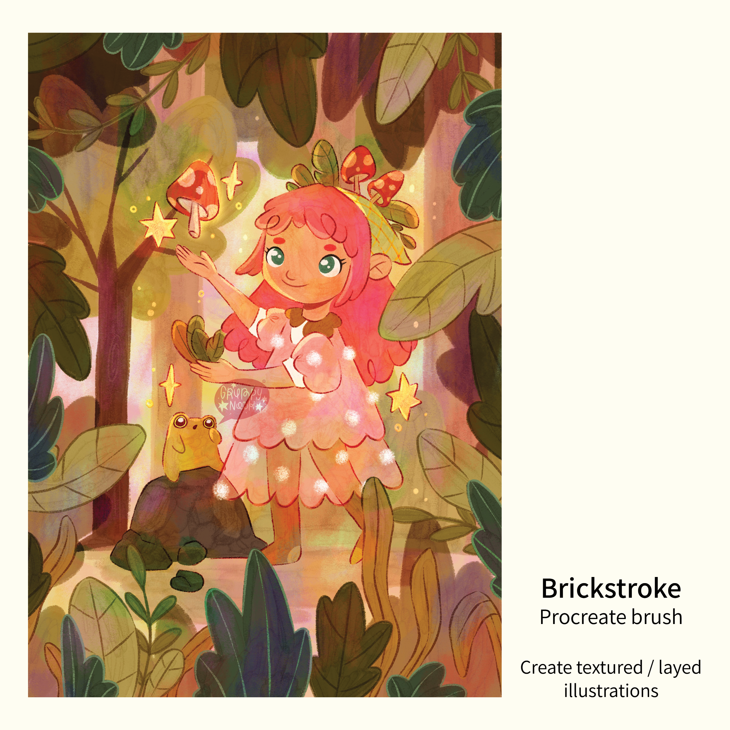 Procreate Brush: Brickstroke