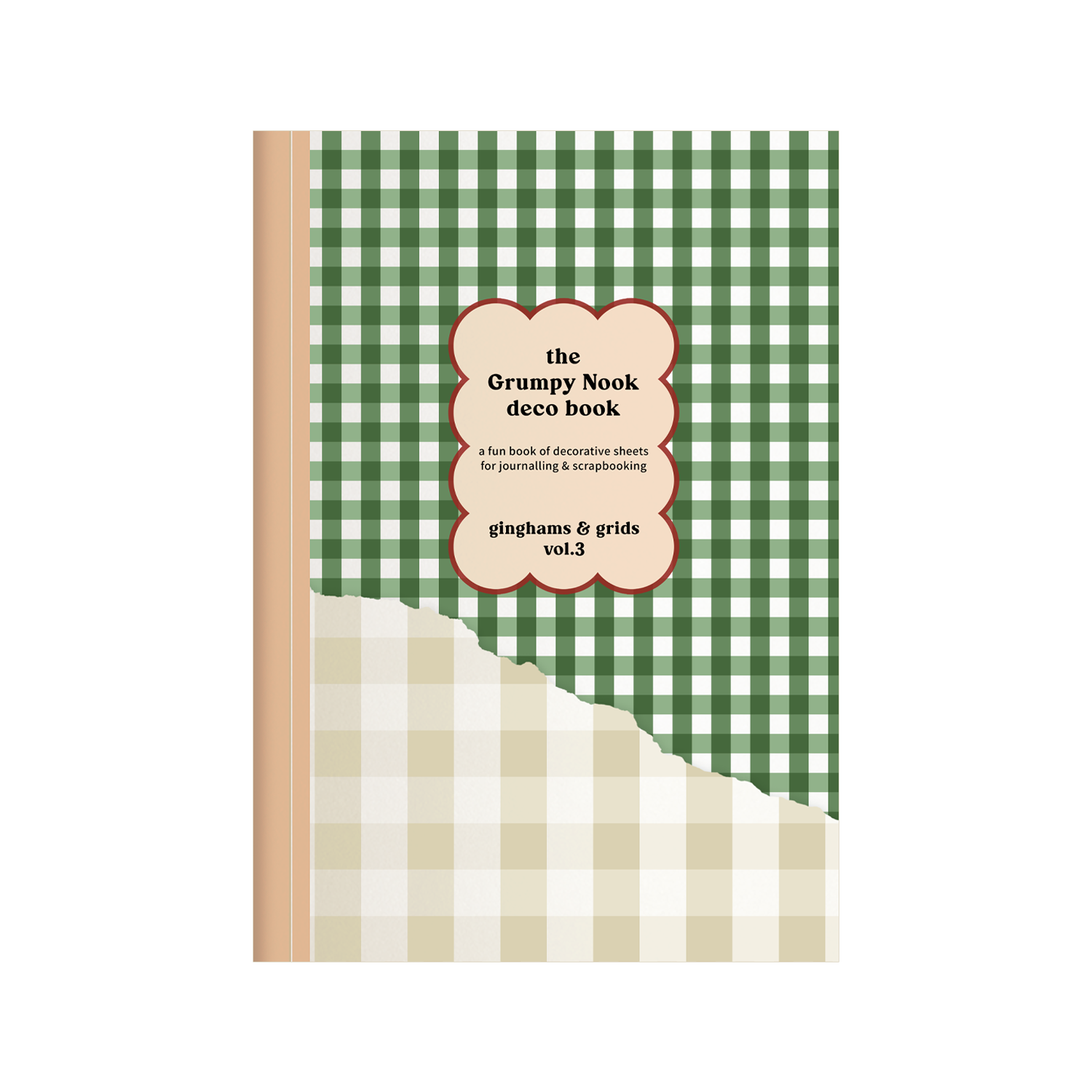 The Grumpy Nook Deco Book: Gingham & Grids Vol 3