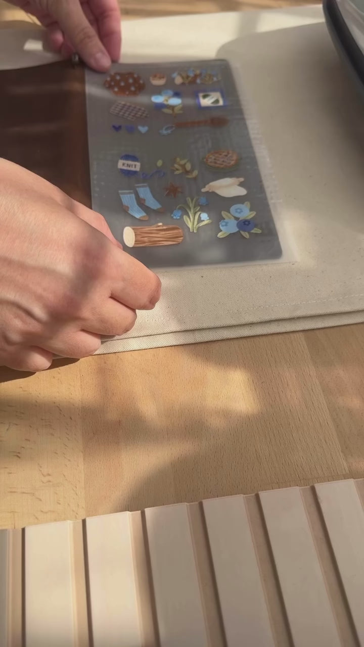 Blueberry Cottage Travelers Notebook Permanent Decal