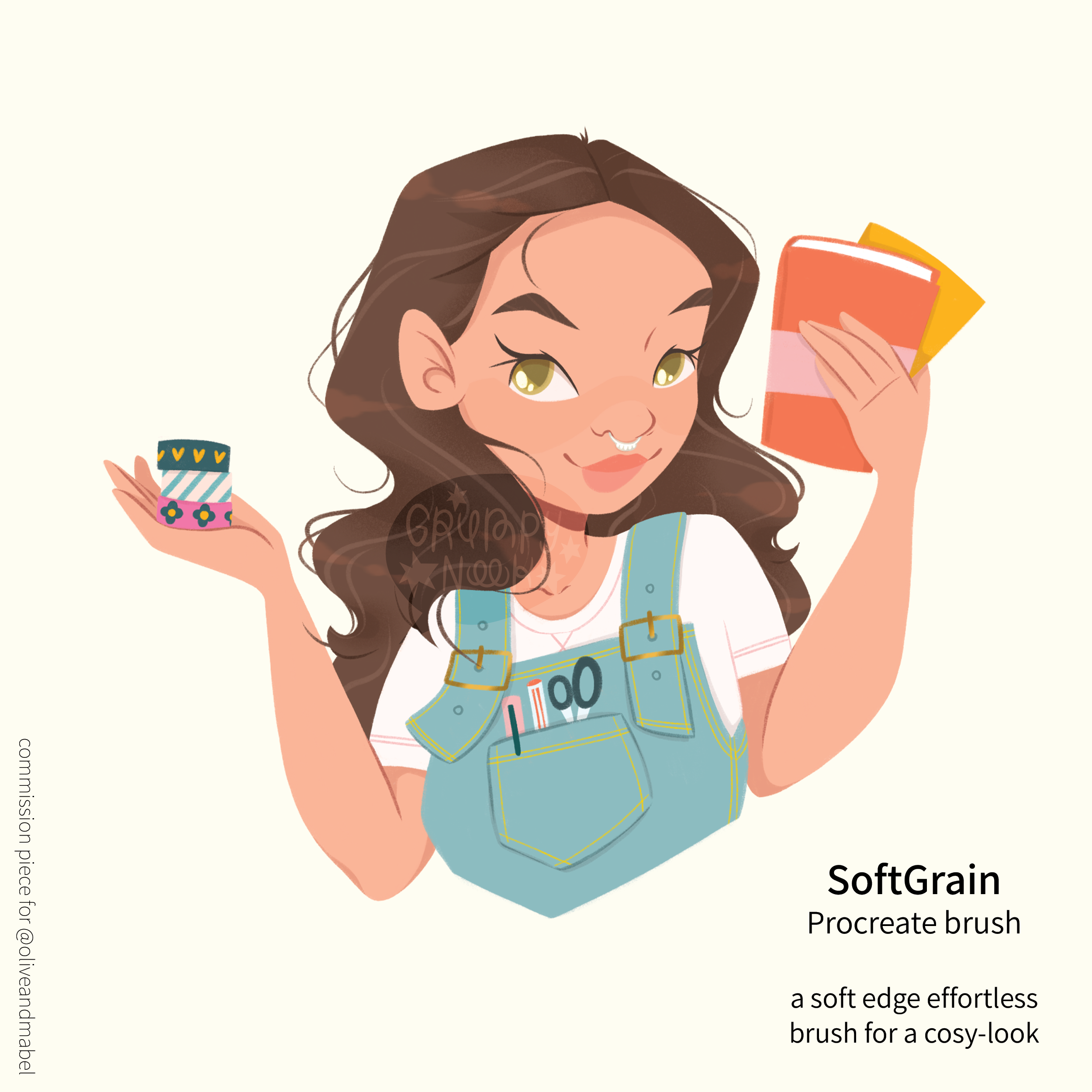 Procreate Brush: SoftGrain