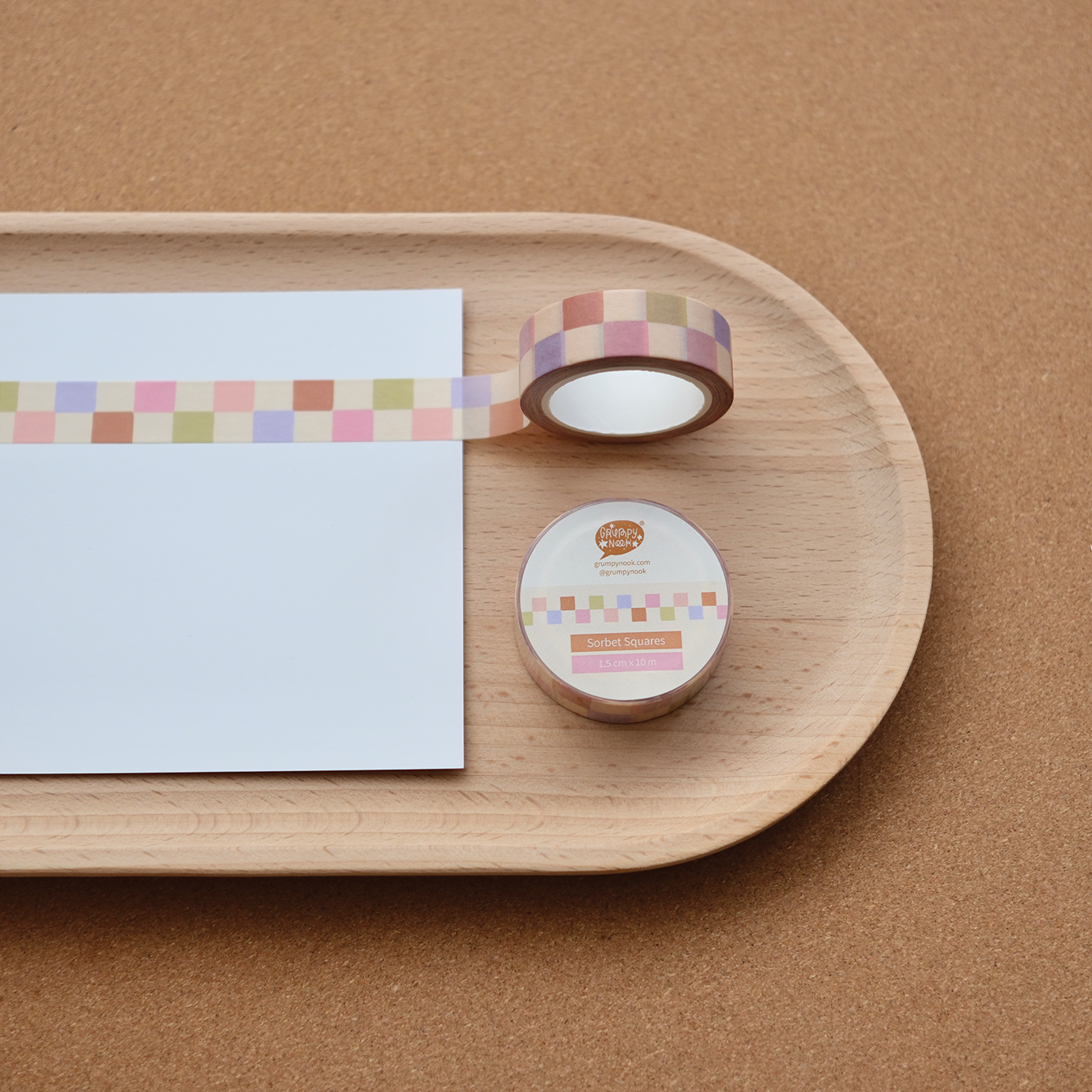 Sorbet Squares Washi Tape