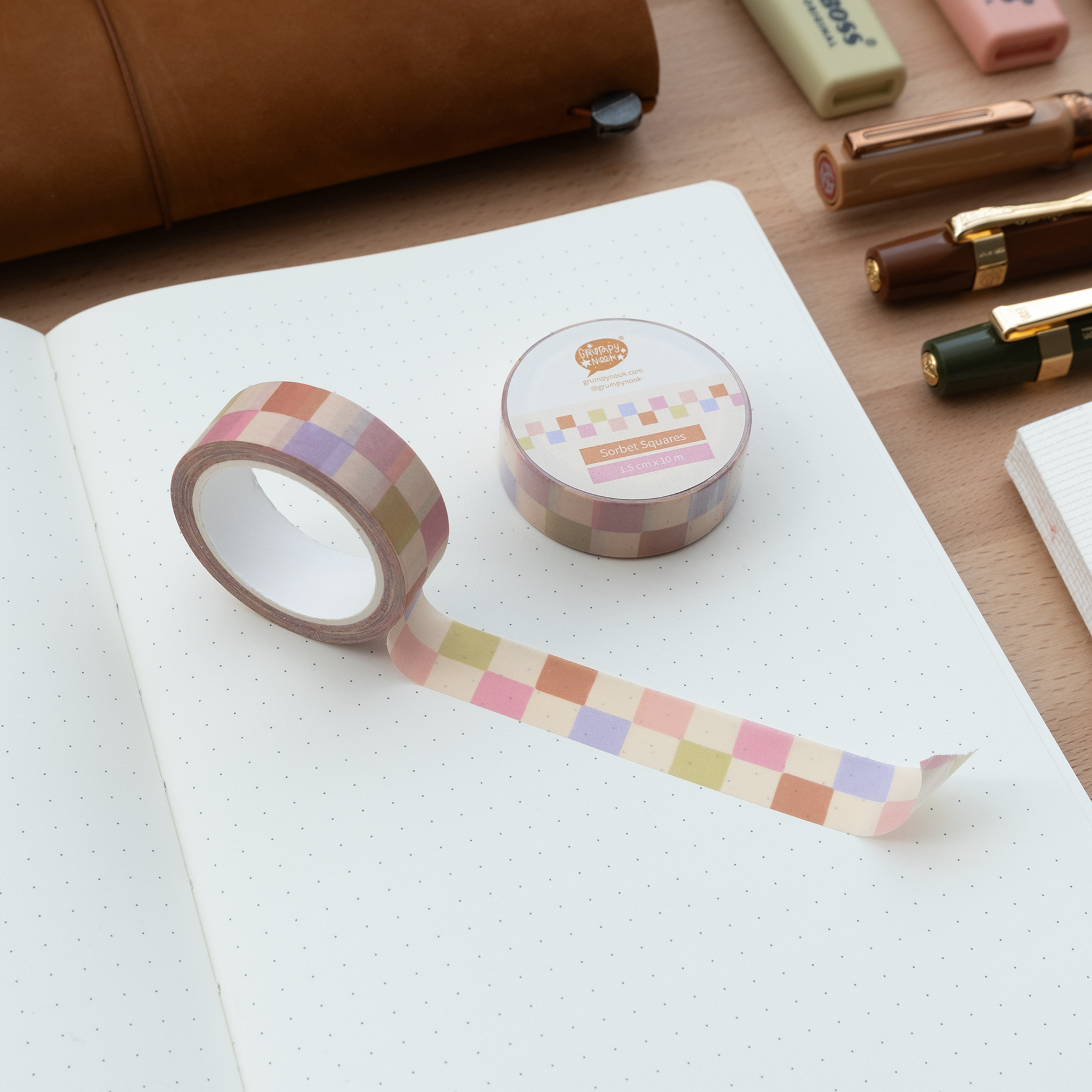 Sorbet Squares Washi Tape