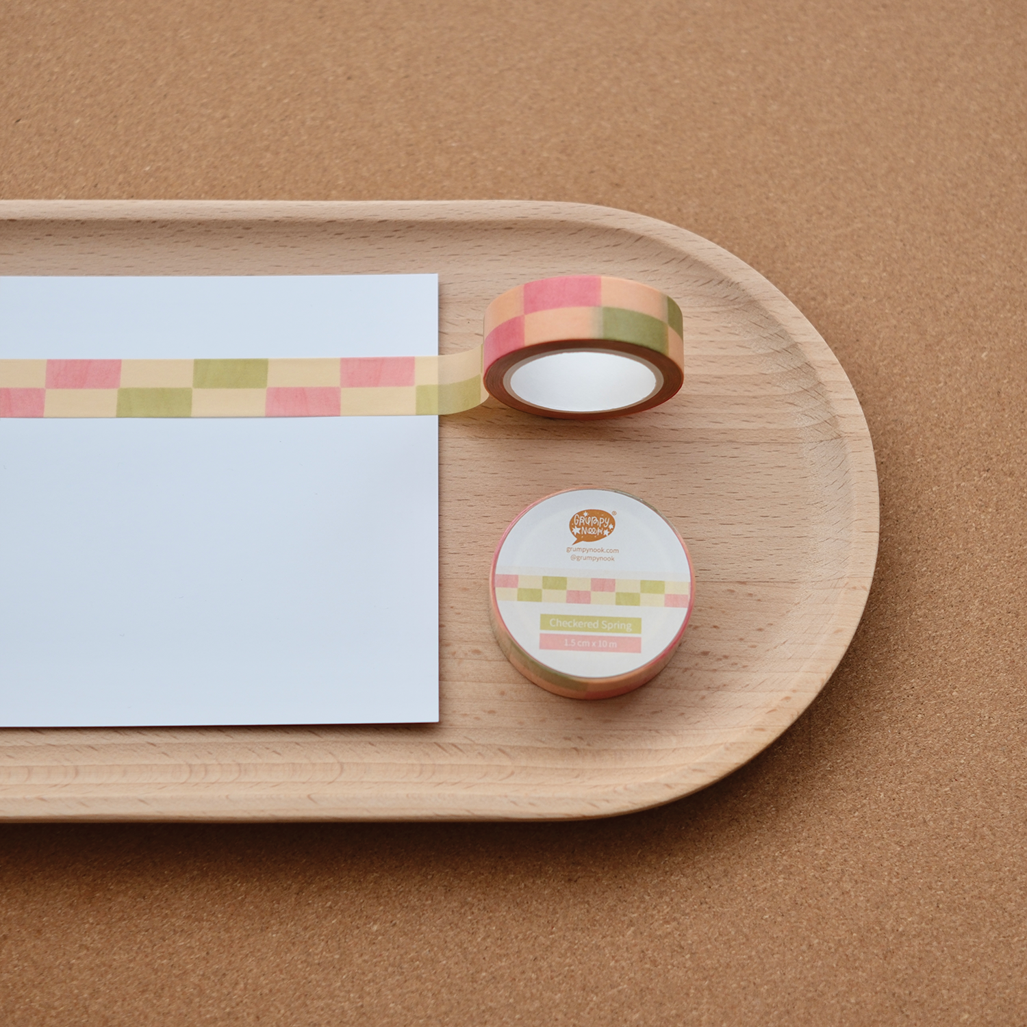 Checkered Spring Washi Tape