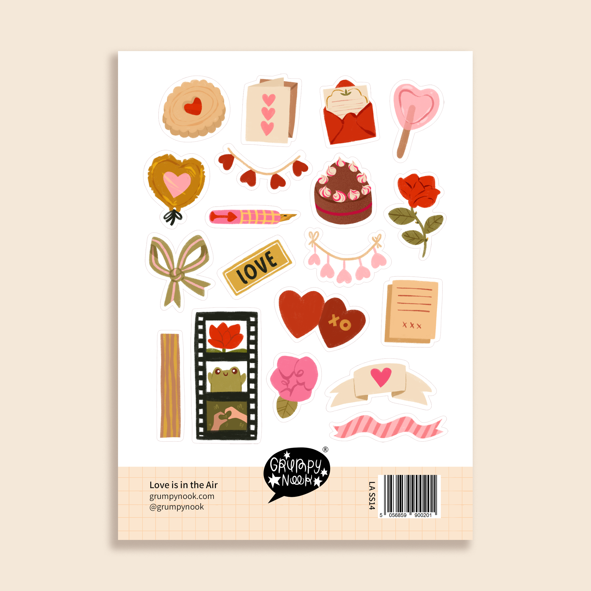 Love is in the Air Sticker Sheet