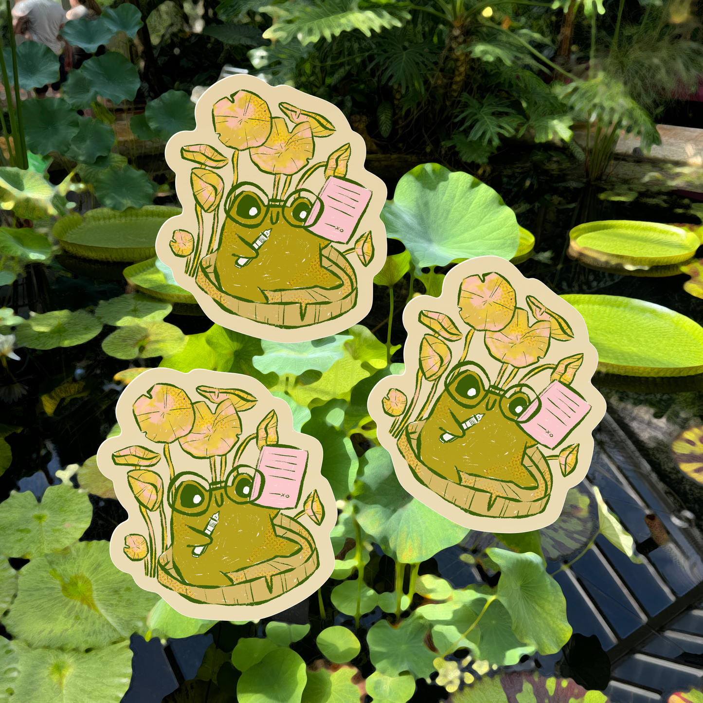 Lilly Toad MATTE Vinyl Sticker