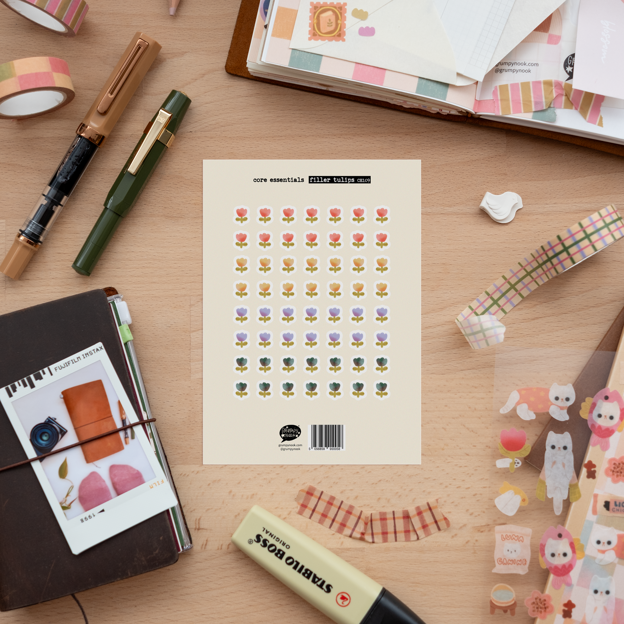 CE Filler Tulips Sticker Sheet